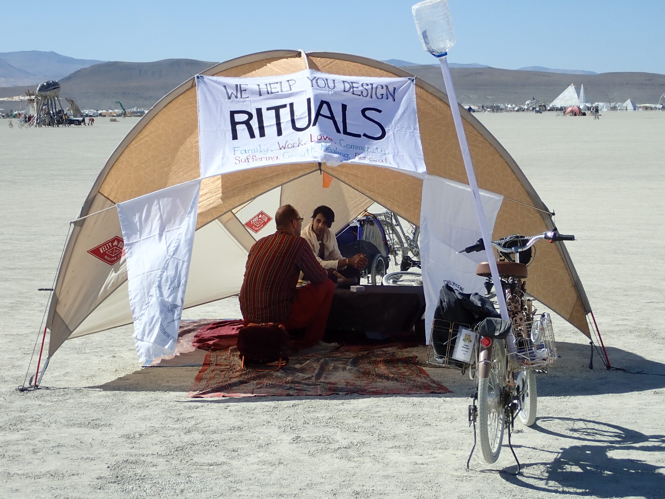 A ritual design popup at Burning Man 2019